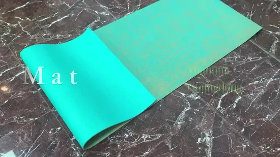 Hot Selling Eco Friendly Fitness Natural Rubber PVC Yoga Mat