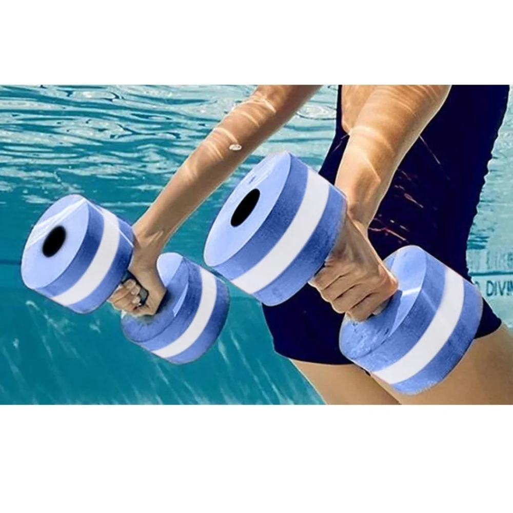 Water Barbell, Hand Bar Aquatic Swim Bars and Dumbbells EVA Yoga Exercise/Fitness Equipment Wyz19707